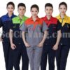 Áo Bảo Hộ Kaki Tay Ngắn - MABH0008 4 Áo Bảo Hộ Công Nhân