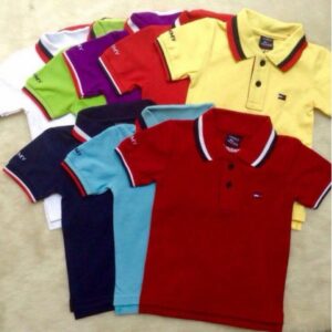 Áo Polo Cá Sấu Trơn Viền Sọc