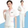 Đồng Phục Spa Cao Cấp Kiểu Áo Cổ V Chất Lượng Cao - MDPS0011 6 Đồng Phục Spa Giá Cả Rẻ