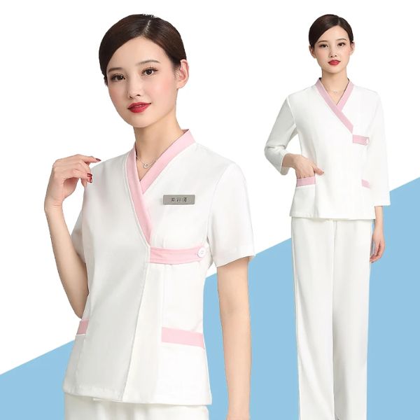 Xưởng May Gia Công Đồng Phục Spa Chính Hãng - MDPS0012 1 Đồng Phục Spa Hàng Mới