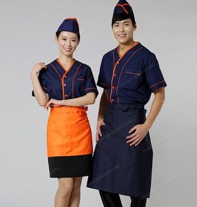 May Tạp Dề Đồng Phục Nhà Hàng Khách Sạn Theo Yêu Cầu