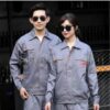 Áo Bảo Hộ Kỹ Sư Xây Dựng Dây Kéo Hai Túi Trước Ngực - MABH0016
