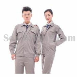 Áo Bảo Hộ Trơn Xám