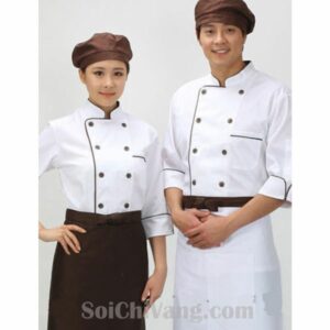 Áo Đầu Bếp Có Mũ