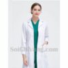 Áo Khoác Bác Sĩ Nữ Màu Trắng Tay Lỡ - MABS0019 5 Áo Khoác Bác Sĩ Nữ Màu Trắng Tay Lỡ
