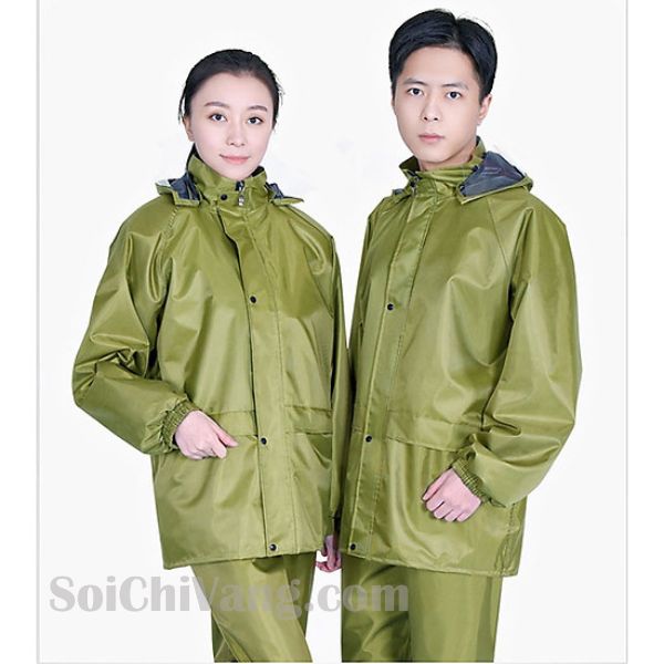 Áo Mưa Bộ Hai Lớp Vải Dù Cao Cấp - MAMB00016 1 Áo Mưa Bộ Vải Dù