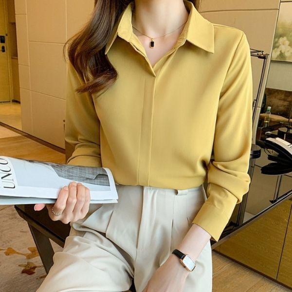 Áo Sơ Mi Nữ Kiểu Dáng Đẹp - MSNU0040 1 Áo Sơ Mi Kiểu Dáng Đẹp