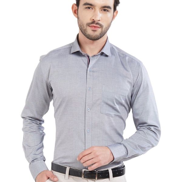 Áo Sơ Mi Nam Công Sở Cao Cấp Cổ Tàu Tay Dài - MSNA0025 2 Áo Sơ Mi Nam Công Sở Tốt Nhất