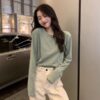 Xưởng May Áo Thun Cổ Tròn Tay Dài Chất Lượng Bền Bỉ - MTCT0023 5 Áo Thun Cổ Tròn Tay Dài Dễ Thương