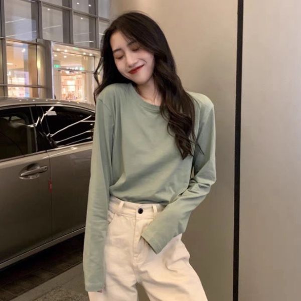 Xưởng May Áo Thun Cổ Tròn Tay Dài Chất Lượng Bền Bỉ - MTCT0023 1 Áo Thun Cổ Tròn Tay Dài Dễ Thương