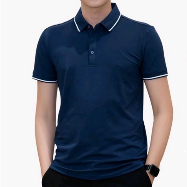 Áo Thun Thể Thao Nam Cổ Trụ Phối Viền - MTTT0034 1 Áo Thun Thể Thao