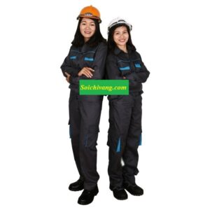 Đồng Phục Bảo Hộ Lao Động Màu Xám Ghi Có Túi