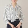 Áo Đồng Phục Công Sở Sơ Mi Nữ Sọc Dọc - MSNU0036