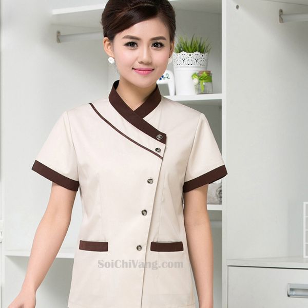 Những Mẫu Đồng Phục Spa Được Ưa Chuộng Cho Nhân Viên - MDPS00027 2 Đồng Phục Spa Nữ Bền Bỉ
