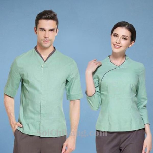 Những Mẫu Đồng Phục Spa Được Ưa Chuộng Cho Nhân Viên - MDPS00027 3 Đồng Phục Spa Nữ Nhân Viên