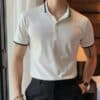 Áo Phông Cá Sấu Đồng Phục Nam Cổ Viền - MTCS0027 6 Áo Phông Cá Sấu Tốt