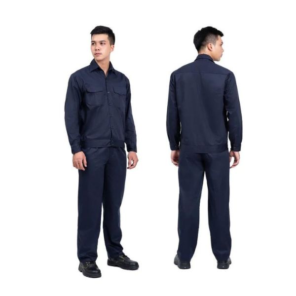 Áo Quần Bảo Hộ Lao Động Vải Tốt Tay Ngắn - MDBH0050 1 Áo Quần Bảo Hộ Lao Động Vải Tốt