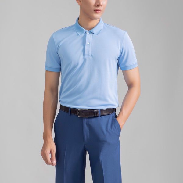 Áo Thun Công Sở Nam Cá Sấu Phối Viền Đẹp Giá Rẻ - MTCS0060 1 Áo Thun Nam Cá Sấu