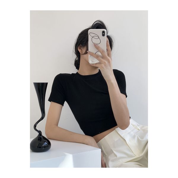 Áo Thun Nữ Croptop Thể Thao Phù Hợp Cho Mọi Dịp - MTTT0018 1 Áo Thun Nữ Giá Rẻ