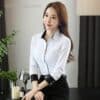 Áo Kiểu Sơ Mi Cổ Đứng Công Sở Nữ Uy Tín Chất Lượng - MSNU0042