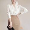Áo Sơ Mi Nữ Công Sở Thiết Kế Thời Trang Thanh Lịch Hiện Đại - MDCS0001 3 Áo Sơ Mi Nữ Công Sở Thiết Kế Thời Trang