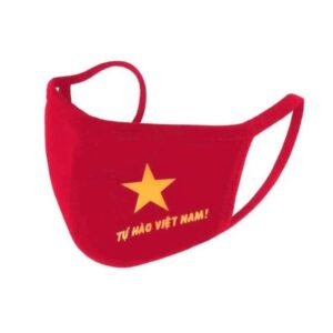 Khẩu Trang Vải In Hình Quốc Huy Độc Đáo