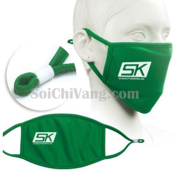 Khẩu Trang Vải In Logo Công Ty Chất Lượng Cao Cấp - KTV0003 4 Khẩu Trang Vải In Logo Tại Sợi Chỉ Vàng