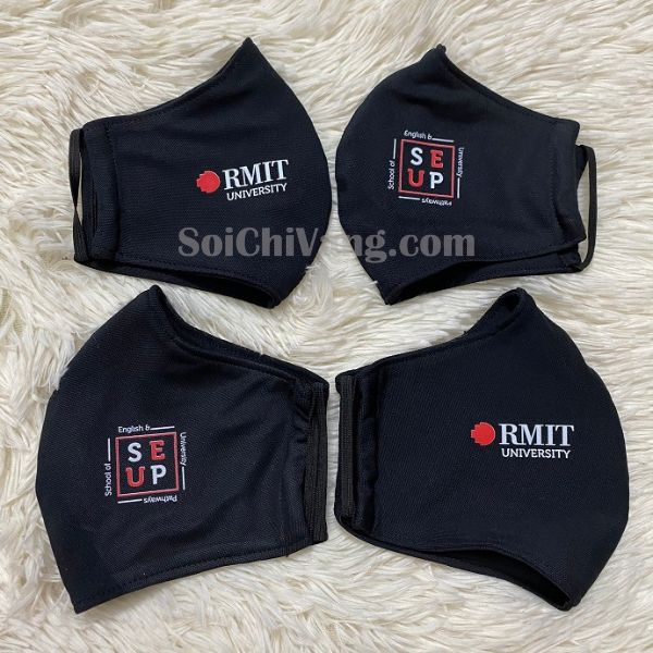 Khẩu Trang Vải Kháng Khuẩn 2 Lớp In Logo Theo Yêu Cầu - KTV0013 4 Khẩu Trang Vải Kháng Khuẩn Giá Tốt