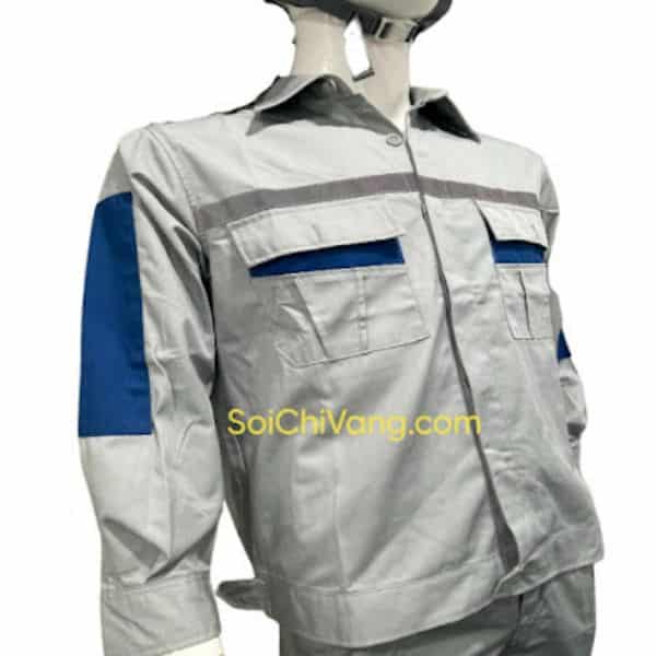 Áo Công Nhân Giá Rẻ Chất Lượng Cao Cấp Bền Đẹp – DMS0005 1 Áo Công Nhân Chất Lượng Cao