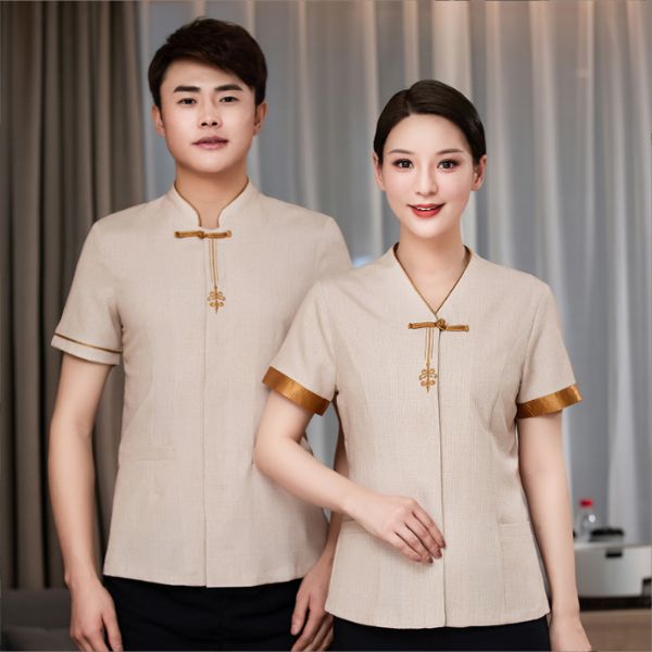 365 Ngày Chuyên Nghiệp Với Đồng Phục Tạp Vụ Vải Kaki Bền Đẹp 1 Đồng Phục Tạp Vụ Vải Kaki Bền Đẹp Chống Bám Bẩn